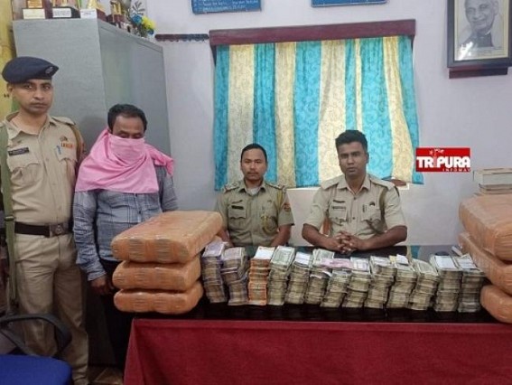 Another Major Success for Tripura Police : Rs. 56 Lakhs Seized along with Drug Items from a house by Sidhai Police, 1 Arrested Another Major Success for Tripura Police : Rs. 56 Lakhs Seized along with Drug Items from a house by Sidhai Police, 1 Arrested